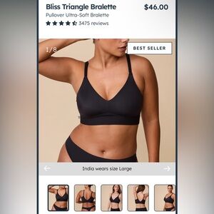 Harper Wilde Bliss Black Triangle Bralette